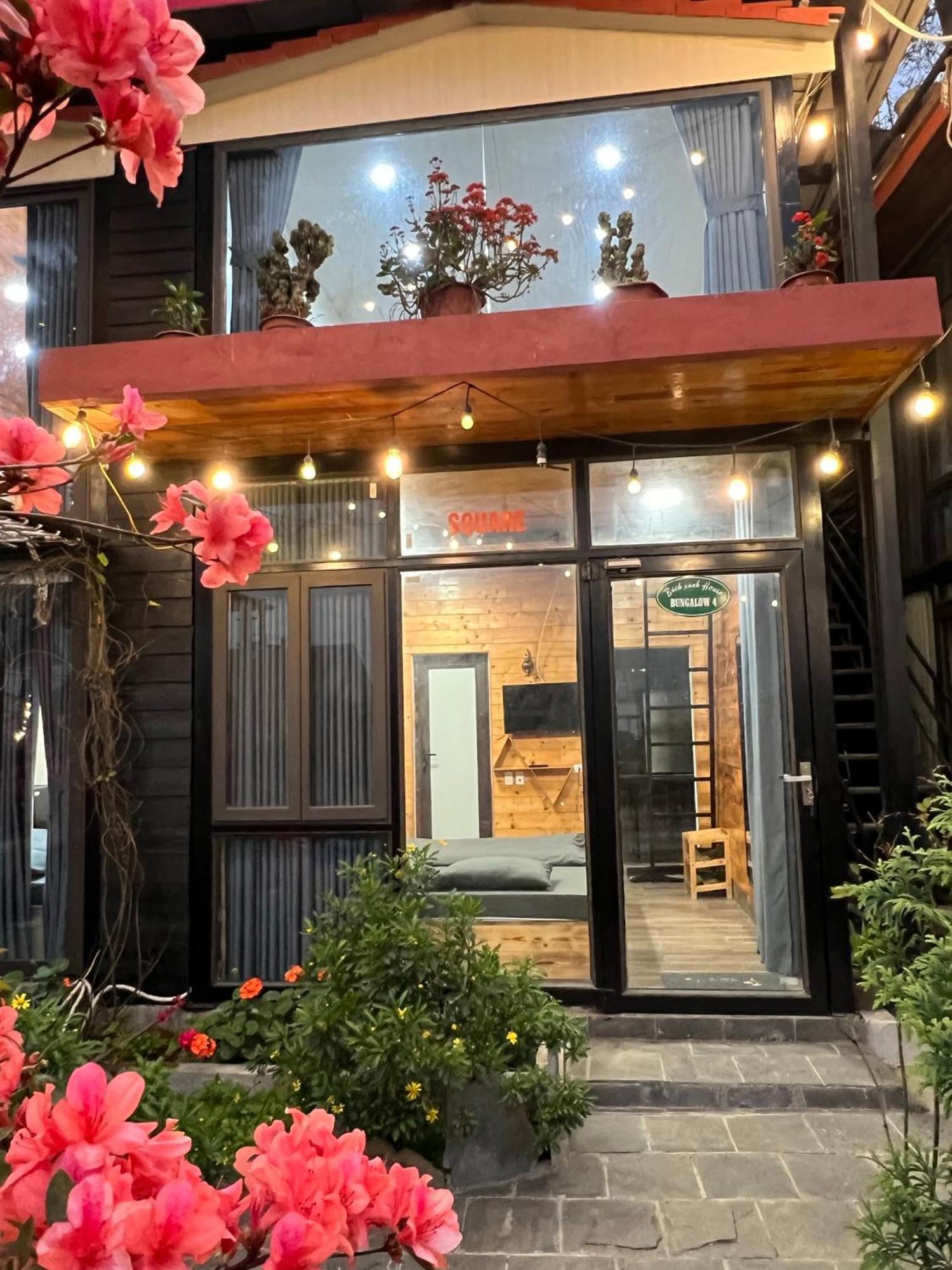 Bach Xanh House. Triangle Bungalow Tam Ðảo Екстериор снимка