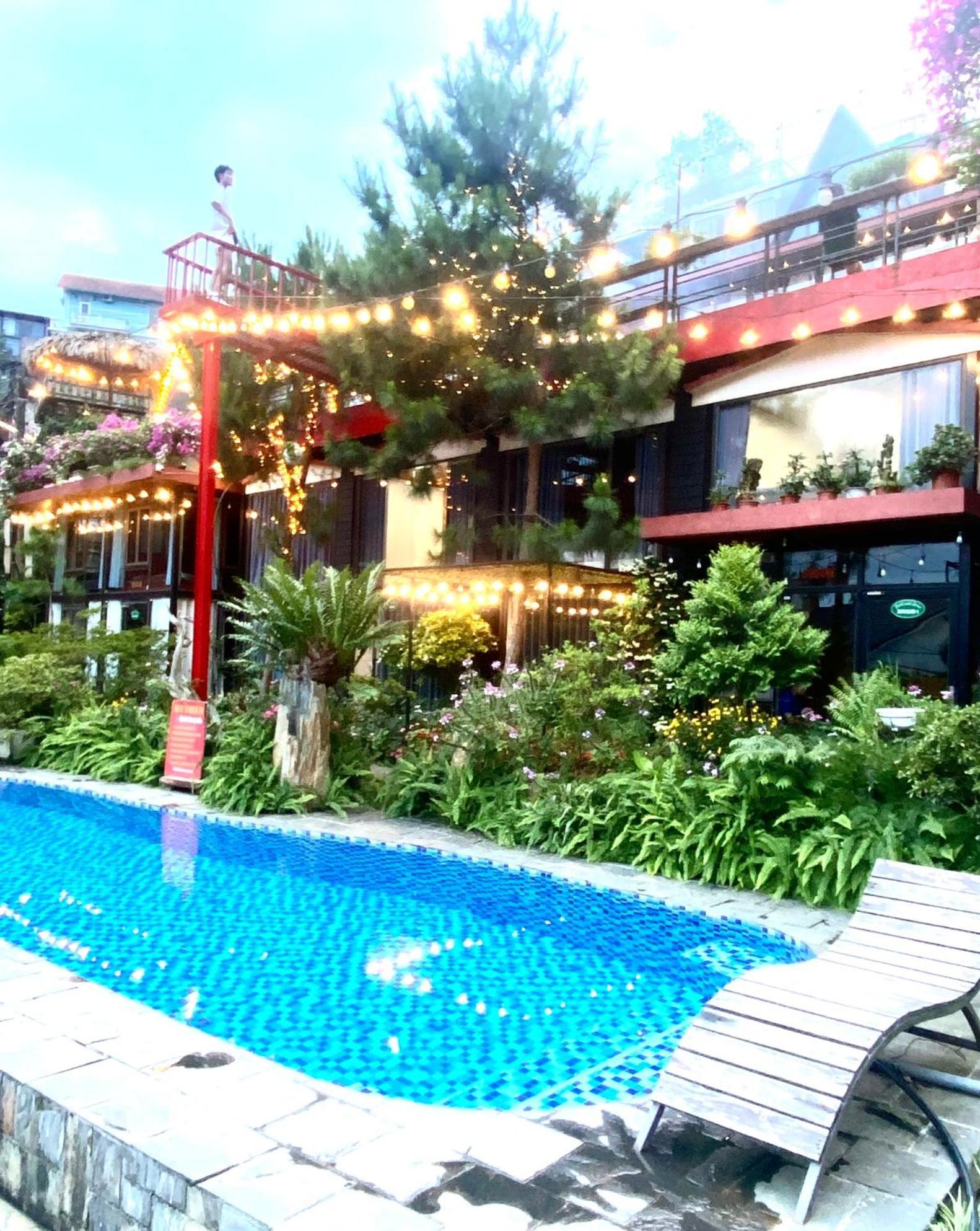 Bach Xanh House. Triangle Bungalow Tam Ðảo Екстериор снимка